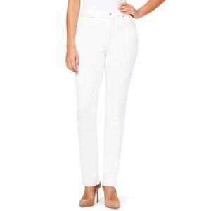 Petite Gloria Vanderbilt Amanda Classic Jeans ... Color: Vintage White
